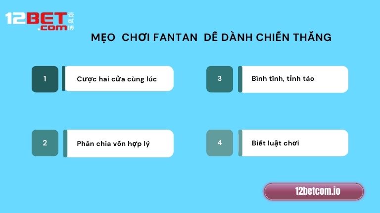 Mẹo  chơi game đổi thưởng Fantan giành chiến thắng dễ dàng