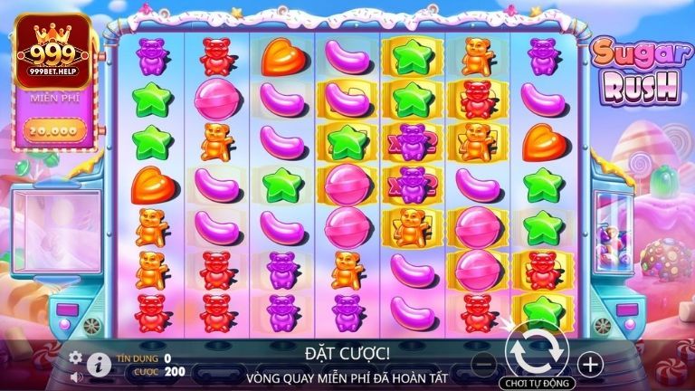 Cơ chế hoạt động của game quay hũ Sugar Rush 999BET