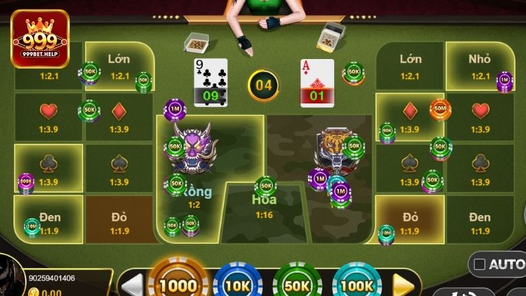 Hướng dẫn từng bước vào game Rồng Hổ 999BET