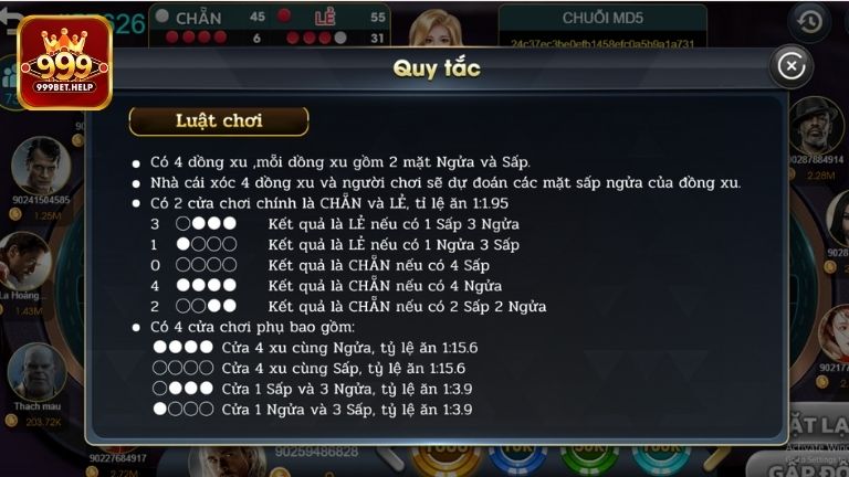 Luật chơi Xóc Đĩa 999BET đơn giản, dễ hiểu