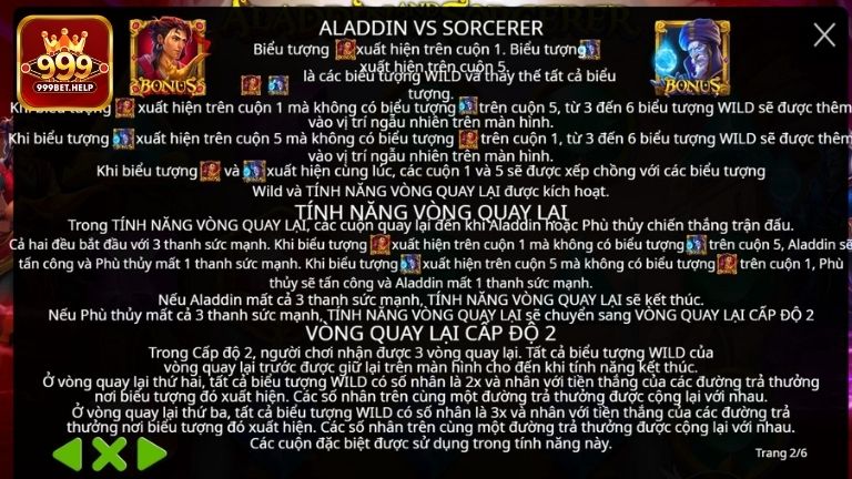 So sánh Aladdin And The Sorcerer 999BET với nền tảng khác