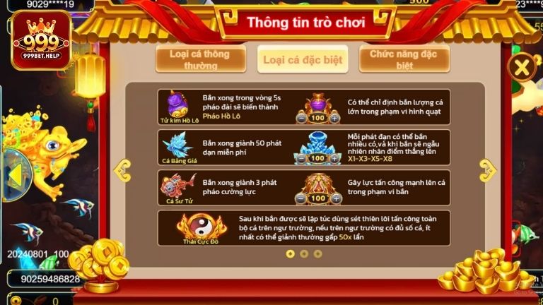 Ưu điểm khi chơi Gods Slash Fish tại 999BET